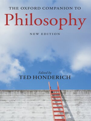 cover image of The Oxford Companion to Philosophy